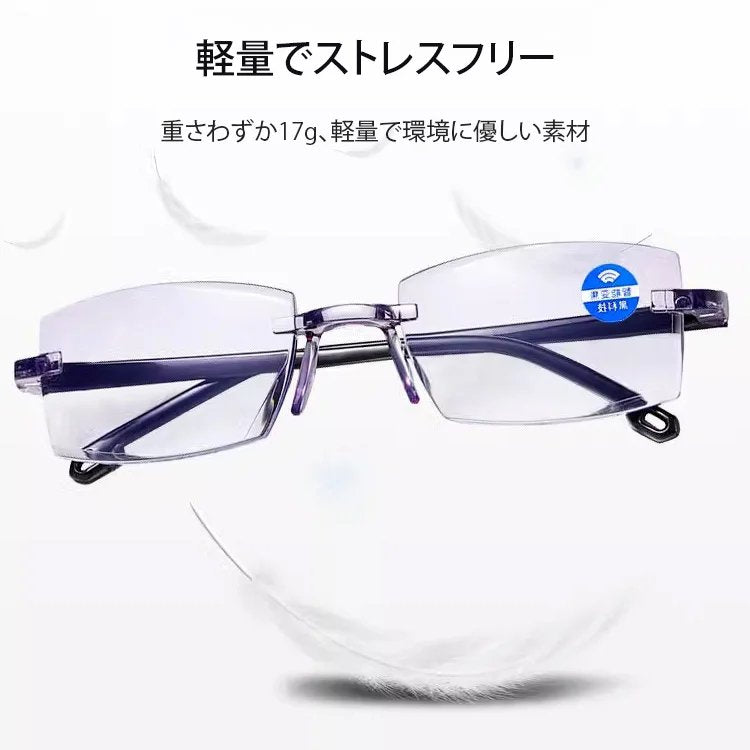 スマートブラックテクノロジー放射線防護ズーム老眼鏡